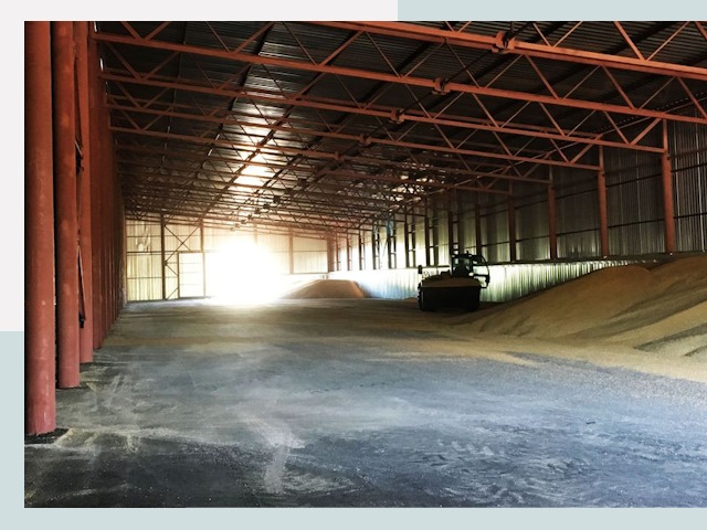 Строительство зернохранилищ в Усть-куте