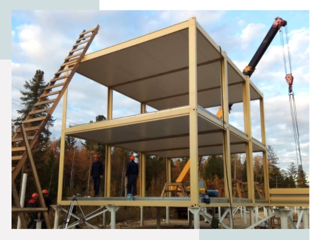 Строительство модульных здания Усть-Кут