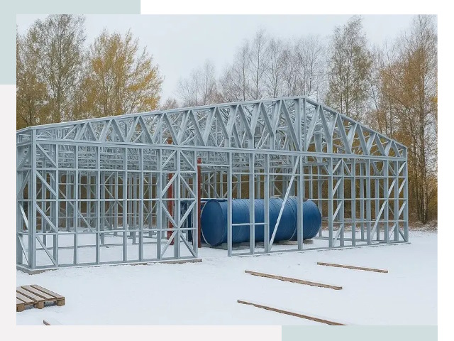 Металлические ангары в Усть-куте