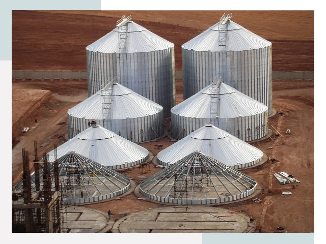 Строительство зерновых силосов в Усть-куте