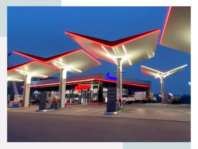 Навесы для АЗС в Усть-куте