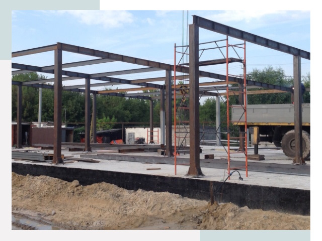 Фундамент для ангаров в Усть-куте